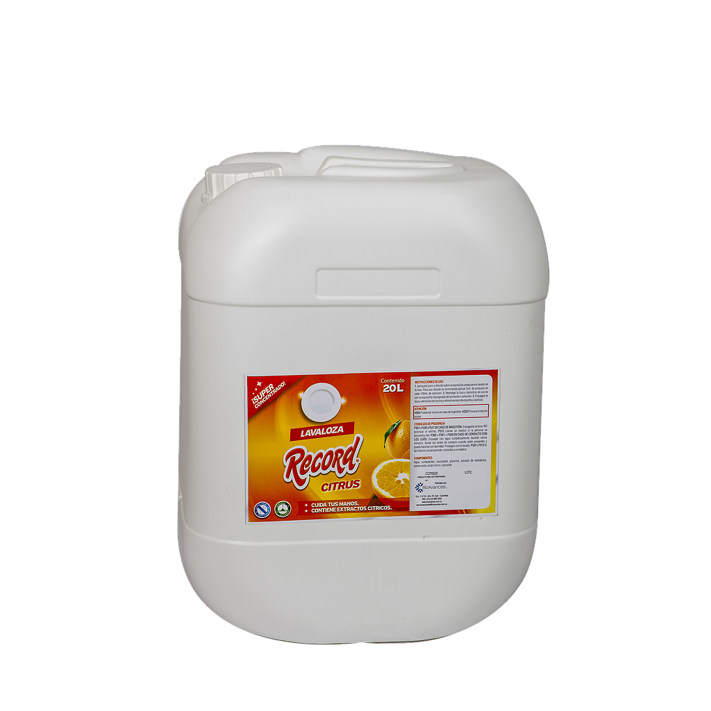[090099] LAVALOZA CONC RECORD CITRUS 20L